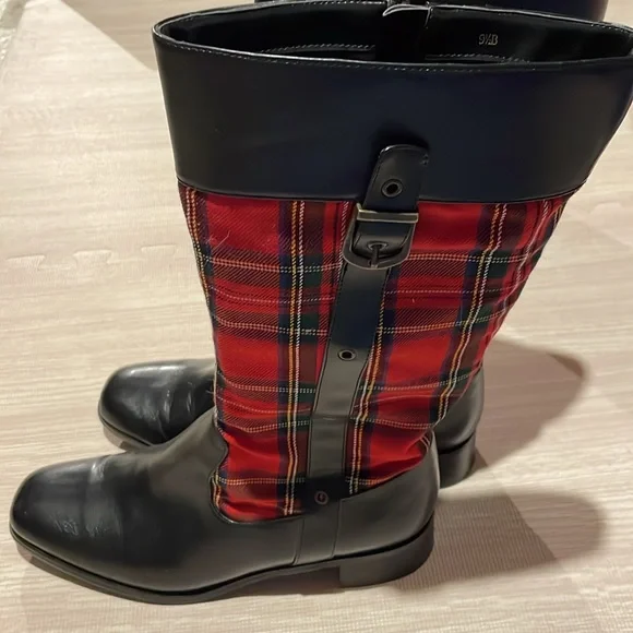 Women’s Tartan Riding Boots - Picture 6 of 11